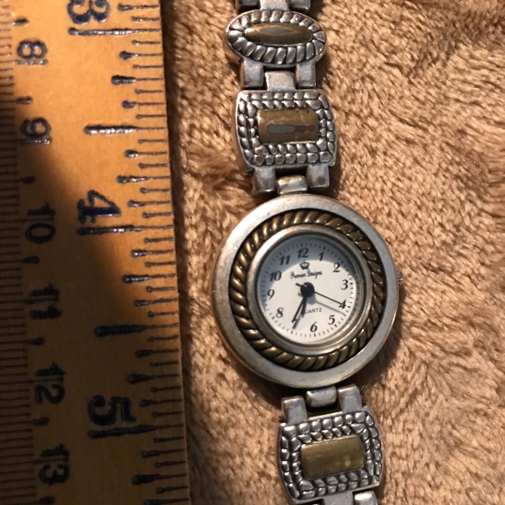 Ladies t hook watch silver and gold